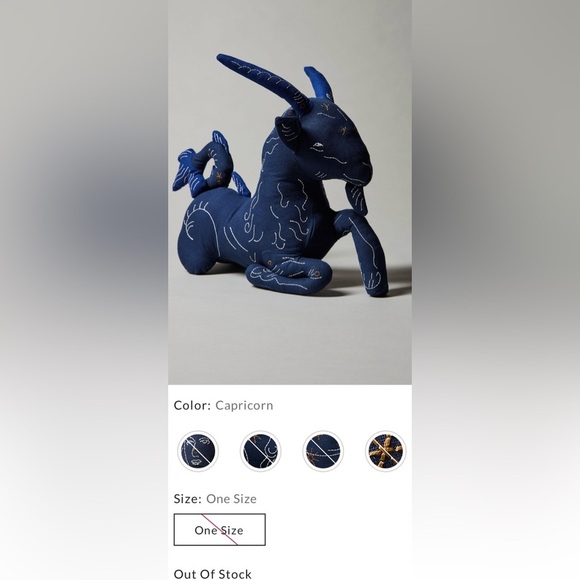 Free People x Haptic Lab Zodiac Stuffie Capricorn NWT - Picture 9 of 11